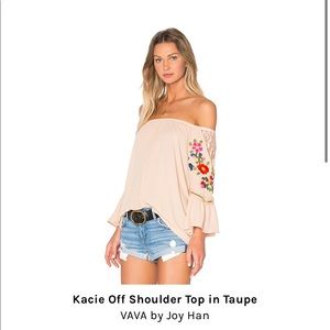 VAVA Kacie off shoulder top